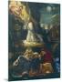 Jesus in Garden, Scene from Passion of Jesus by Giuseppe Cesari-null-Mounted Giclee Print