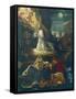 Jesus in Garden, Scene from Passion of Jesus by Giuseppe Cesari-null-Framed Stretched Canvas