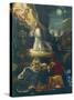 Jesus in Garden, Scene from Passion of Jesus by Giuseppe Cesari-null-Stretched Canvas