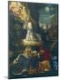 Jesus in Garden, Scene from Passion of Jesus by Giuseppe Cesari-null-Mounted Giclee Print