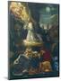 Jesus in Garden, Scene from Passion of Jesus by Giuseppe Cesari-null-Mounted Premium Giclee Print