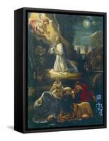 Jesus in Garden, Scene from Passion of Jesus by Giuseppe Cesari-null-Framed Stretched Canvas