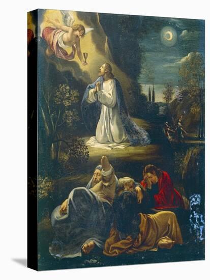 Jesus in Garden, Scene from Passion of Jesus by Giuseppe Cesari-null-Stretched Canvas
