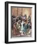Jesus in His Childhood Among the Doctors-Gustave Dore-Framed Giclee Print