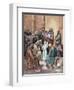 Jesus in His Childhood Among the Doctors-Gustave Dore-Framed Giclee Print