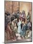 Jesus in His Childhood Among the Doctors-Gustave Dore-Mounted Giclee Print