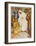 Jesus in Jerusalem Heals a Blind Man-null-Framed Art Print