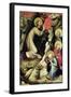 Jesus in the Garden of Gethsemane, from the Trebon Altarpiece, circa 1380-Master of the Trebon Altarpiece-Framed Giclee Print