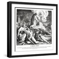 Jesus in the Garden of Gethsemane, Gospel of Matthew-Julius Schnorr von Carolsfeld-Framed Giclee Print