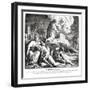 Jesus in the Garden of Gethsemane, Gospel of Matthew-Julius Schnorr von Carolsfeld-Framed Giclee Print