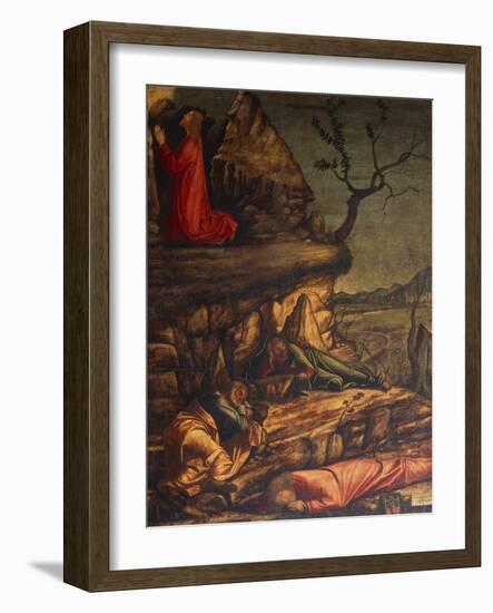 Jesus in the Garden of Gethsemane or Prayer in the Garden, 1502-1507-Vittore Carpaccio-Framed Giclee Print