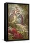 Jesus in the Garden of Gethsemane-North American-Framed Stretched Canvas