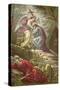 Jesus in the Garden of Gethsemane-North American-Stretched Canvas