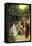 Jesus in the home of Martha - Bible-William Brassey Hole-Framed Stretched Canvas