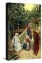 Jesus in the home of Martha - Bible-William Brassey Hole-Stretched Canvas