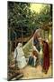 Jesus in the home of Martha - Bible-William Brassey Hole-Mounted Giclee Print