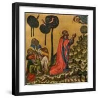 Jesus in the Olive Grove, C1350-null-Framed Giclee Print