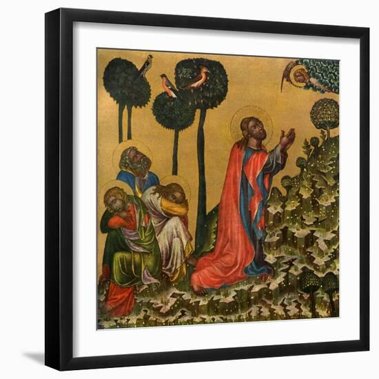 Jesus in the Olive Grove, C1350-null-Framed Giclee Print