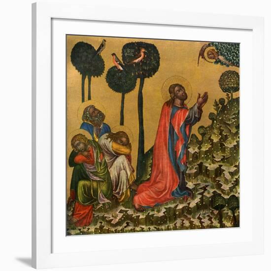 Jesus in the Olive Grove, C1350-null-Framed Giclee Print