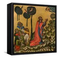 Jesus in the Olive Grove, C1350-null-Framed Stretched Canvas