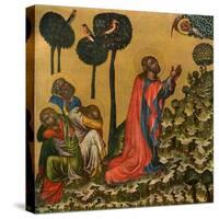 Jesus in the Olive Grove, C1350-null-Stretched Canvas