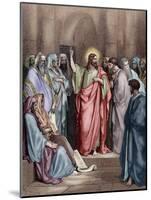 Jesus in the Synagogue-Gustave Dore-Mounted Giclee Print