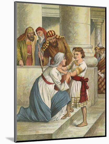 Jesus in the Temple-English School-Mounted Giclee Print