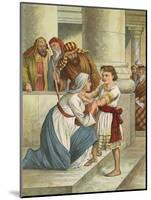 Jesus in the Temple-English School-Mounted Giclee Print