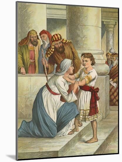 Jesus in the Temple-English School-Mounted Giclee Print