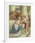 Jesus in the Temple-English School-Framed Giclee Print