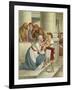 Jesus in the Temple-English School-Framed Giclee Print