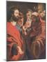 Jesus Instructing Nicodemus, Bibbys Annual, 1916-17 (Colour Litho)-Peter Paul (after) Rubens-Mounted Giclee Print