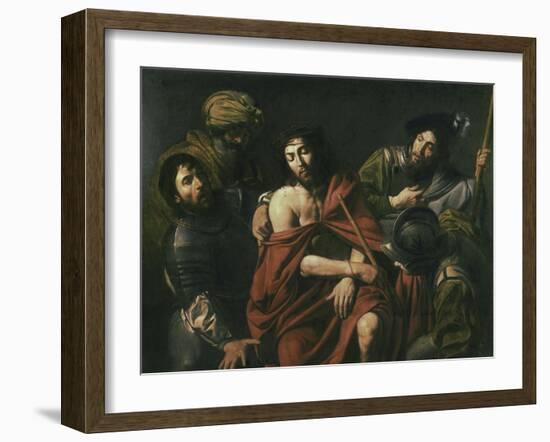 Jesus Insulted by the Soldiers-Jean Valentin De Boulogn-Framed Giclee Print