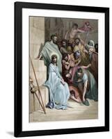 Jesus Insulted-null-Framed Giclee Print