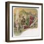 Jesus is Baptised by John-null-Framed Art Print