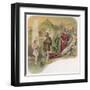 Jesus is Baptised by John-null-Framed Art Print