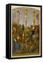 Jesus is Crucified Along with Two Other Convicted Criminals-Jean Fouquet-Framed Stretched Canvas