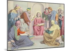 Jesus Is Found in the Temple-null-Mounted Giclee Print