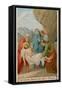 Jesus Is Laid in the Tomb. the Fourteenth Station of the Cross-null-Framed Stretched Canvas