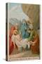 Jesus Is Laid in the Tomb. the Fourteenth Station of the Cross-null-Stretched Canvas