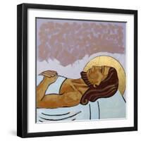 Jesus is laid in the tomb-Sara Hayward-Framed Giclee Print