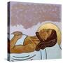 Jesus is laid in the tomb-Sara Hayward-Stretched Canvas