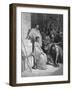 Jesus is mocked by Roman soldiers - Bible-Gustave Dore-Framed Giclee Print