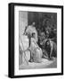 Jesus is mocked by Roman soldiers - Bible-Gustave Dore-Framed Giclee Print
