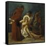Jesus is Nailed to the Cross 11th Station of the Cross-Martin Feuerstein-Framed Stretched Canvas