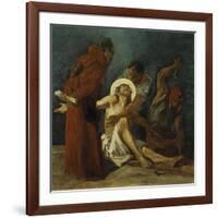 Jesus is Nailed to the Cross 11th Station of the Cross-Martin Feuerstein-Framed Giclee Print