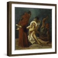 Jesus is Nailed to the Cross 11th Station of the Cross-Martin Feuerstein-Framed Giclee Print