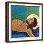 Jesus is nailed to the cross-Sara Hayward-Framed Giclee Print