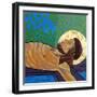 Jesus is nailed to the cross-Sara Hayward-Framed Giclee Print