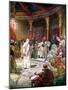 Jesus is questioned by the high priest Caiaphas - Bible-William Brassey Hole-Mounted Giclee Print